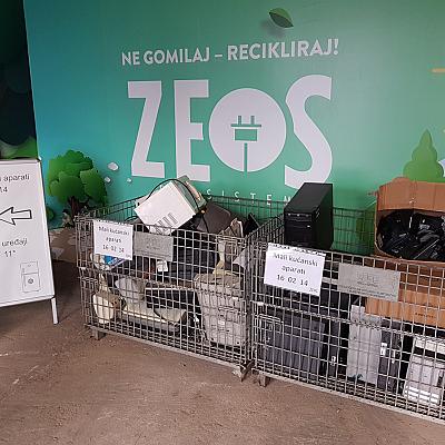 Otvoreno reciklažno dvorište za električni otpad na Otoci